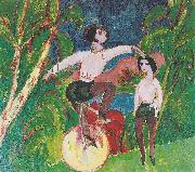 Ernst Ludwig Kirchner Der Einradfahrer oil painting reproduction